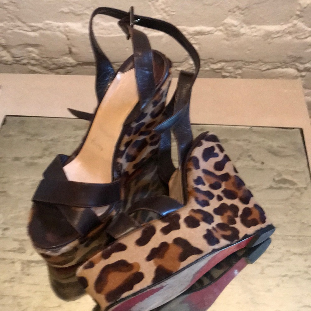 Christian Louboutin Rare Animal Print Heels